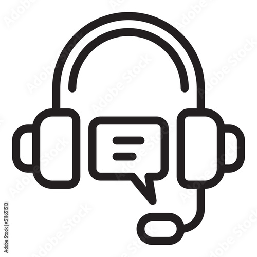 costumer service line icon