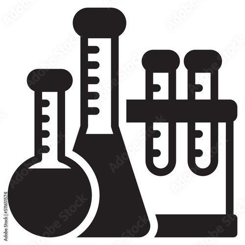 flasks glyph icon
