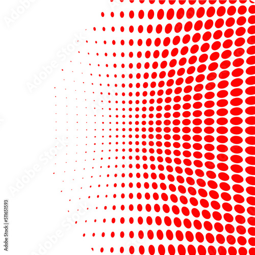 Polka dot pop art halftone pattern. Vector illustration 