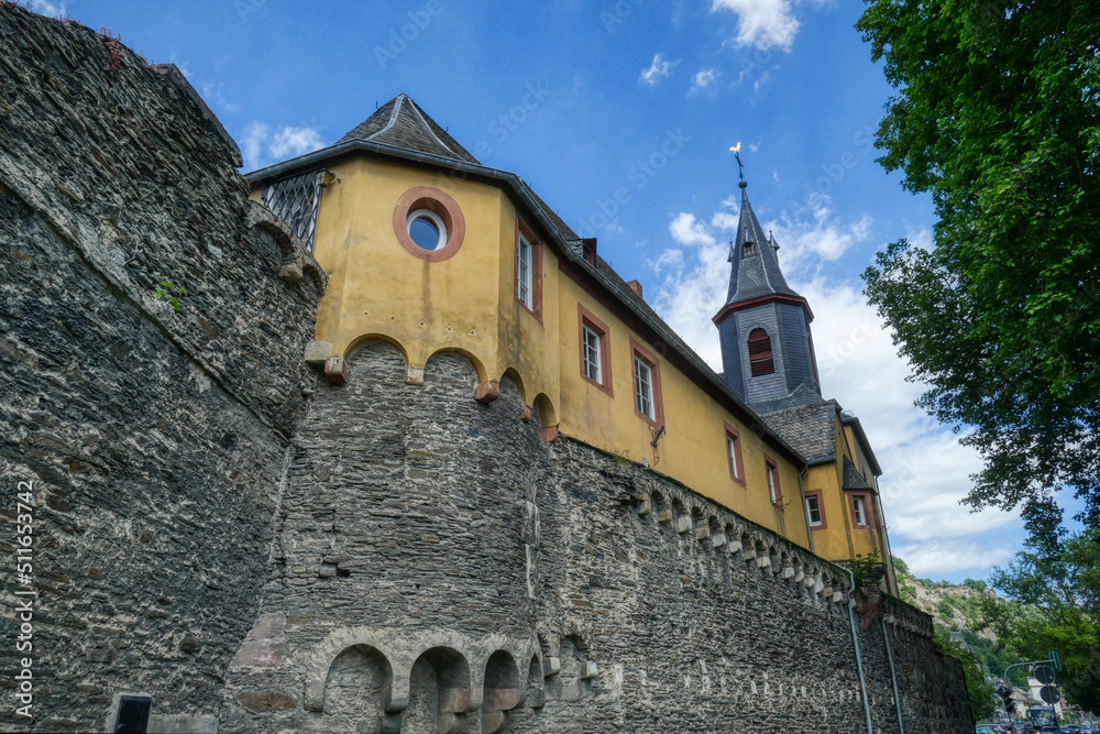 Fototapeta premium Kirche in der Altstadt von Bacharach