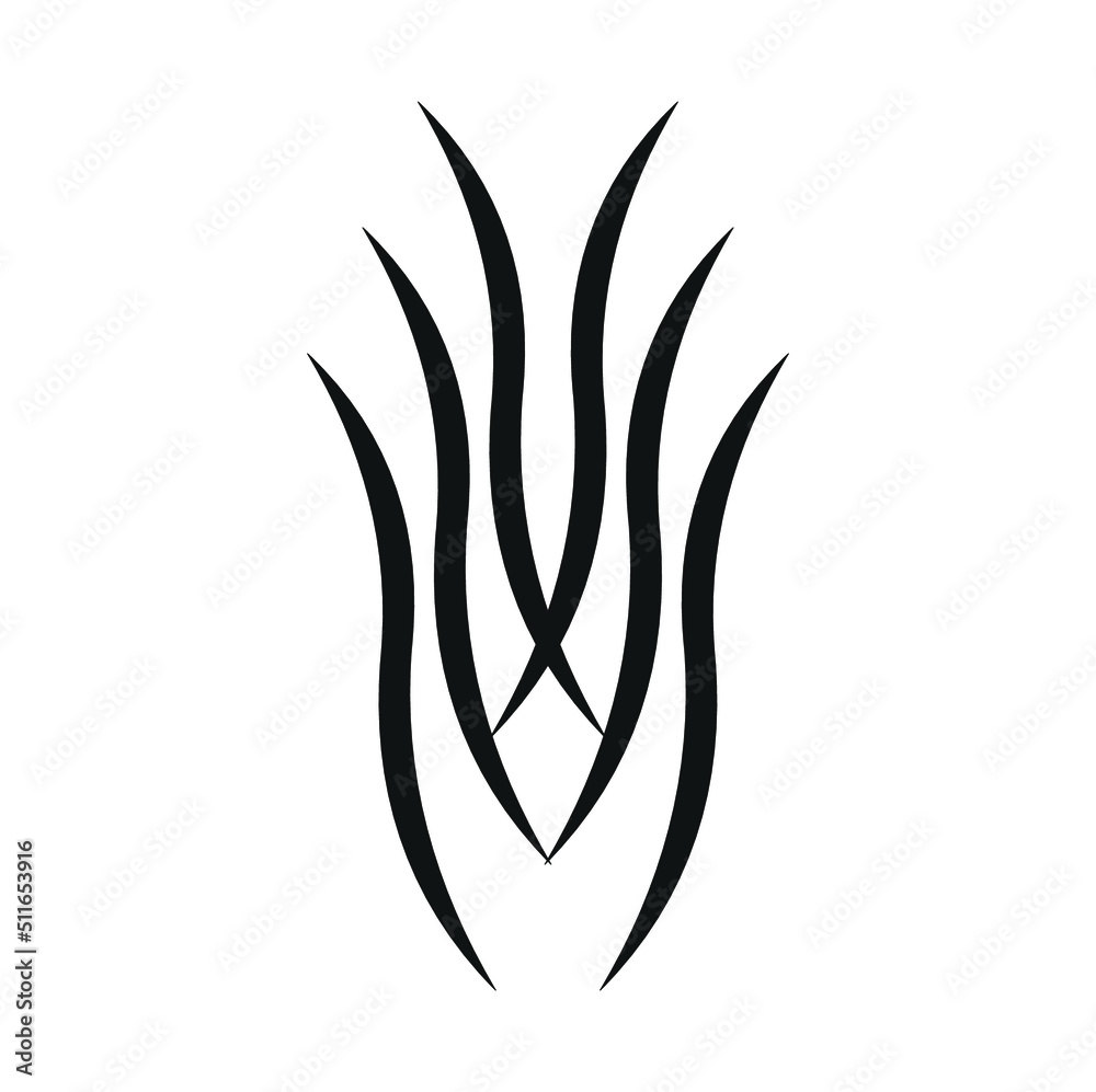 tatoo tribal simple flat vector design illustration tatoo tribal simple flat vector design illustration