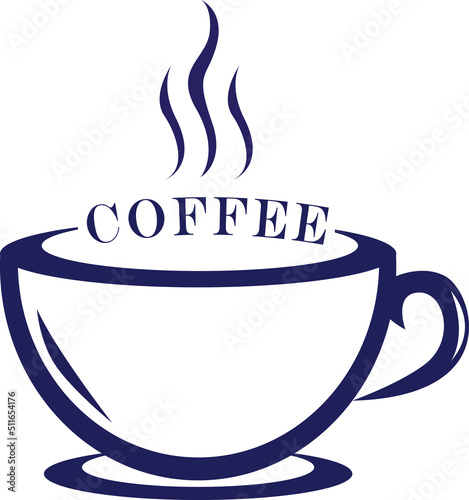 coffee cup logo image that symbolizes coffee shop