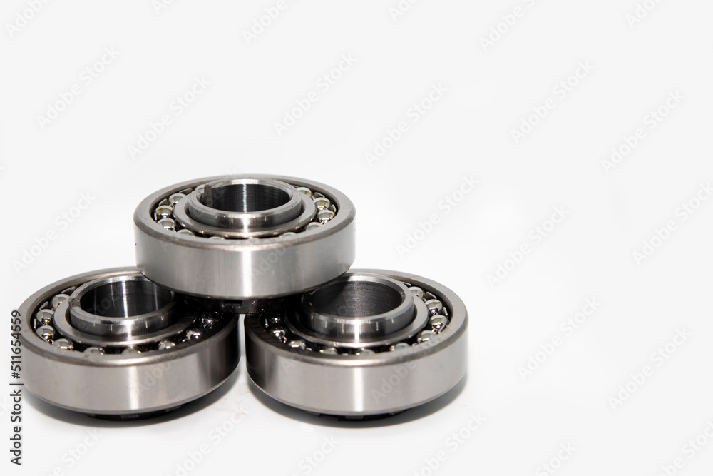 A bearing isolated against a white background A bearing isolated against a white background