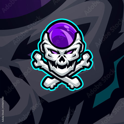 Freiza zombie masscot illustration premium vector