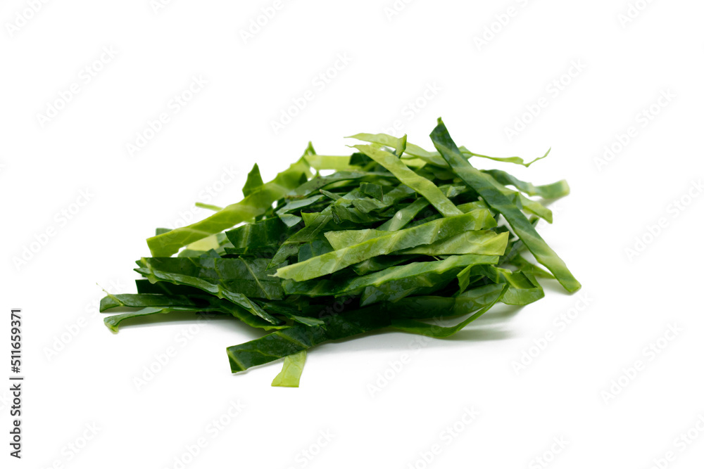 slices green Cabbage slices close up isolated on white background slices green Cabbage slices close up isolated on white background