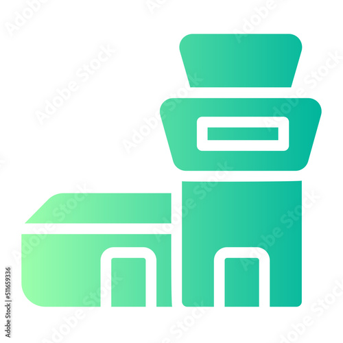 airport gradient icon