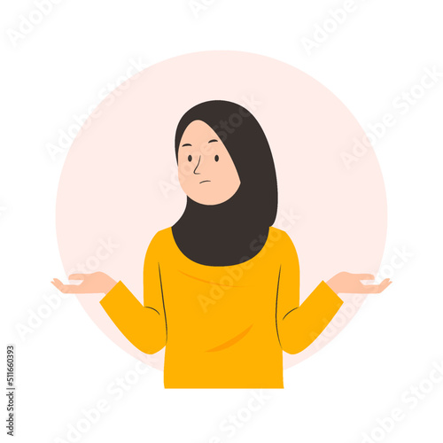 Shrug people confused about something