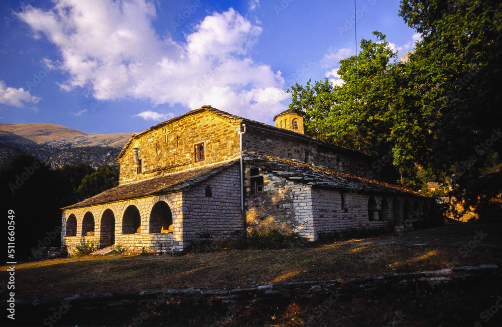 Iglesia de Panagia Poliouri.Mikro Papingo.Zagoria. Epiro.Grecia