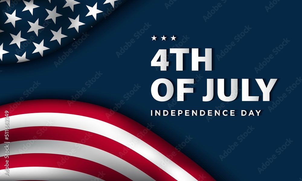 United States Independence Day Background Design.