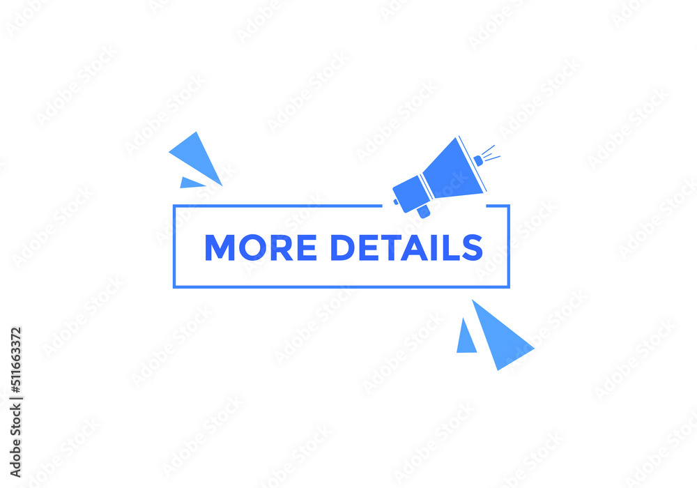 More details button. More details text web banner template. Sign icon banner
More details button. More details text web banner template. Sign icon banner