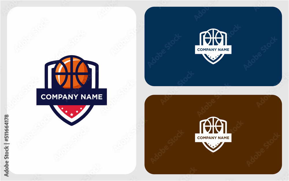 basketball icon logo design