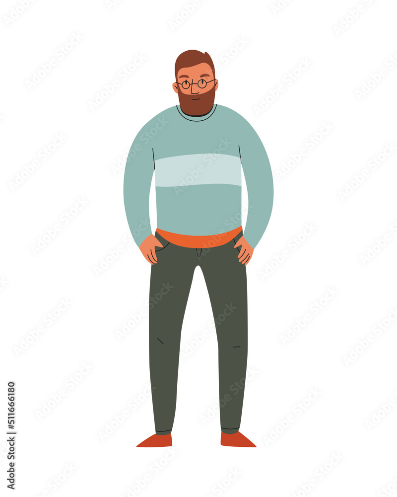 Elderly Man Generation Composition Elderly Man Generation Composition