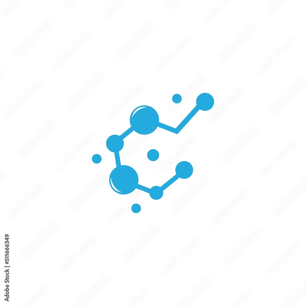 molecule logo vector illustration design molecule logo vector illustration design