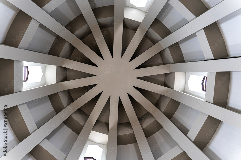 Obraz premium The dome inside the Galata Tower High Quality Photos