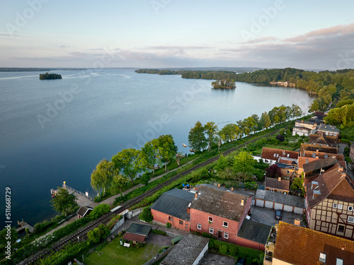 Blick vom Kirchturm auf die Prinzeninsel photo