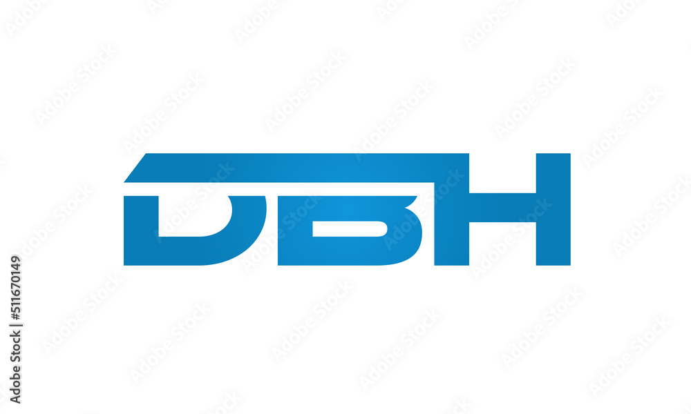 Connected DBH Letters logo Design Linked Chain logo Concept
Connected DBH Letters logo Design Linked Chain logo Concept