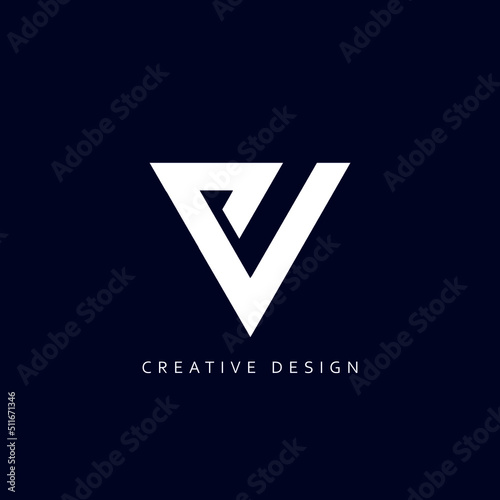 Letter PV Logo Design Using letter P and V , PV Monogram