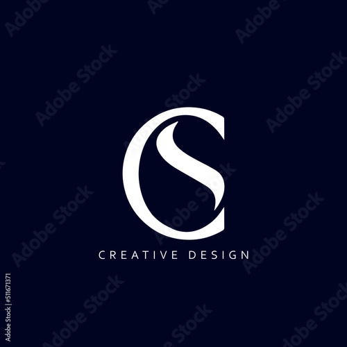 Letter CS Logo Design Using letter C and S , CS Monogram