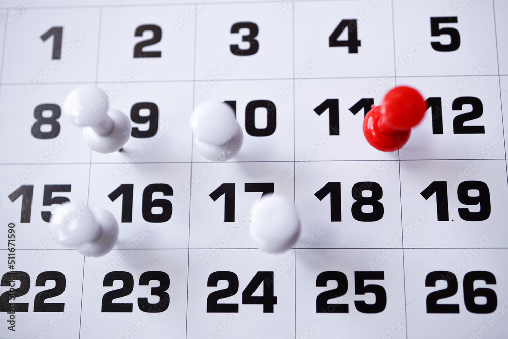 numbers in the calendar, days of the month numbers in the calendar, days of the month