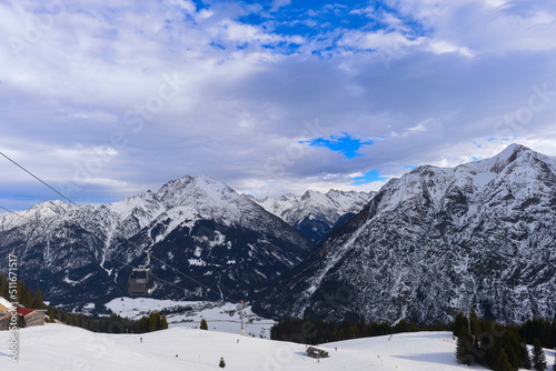Fototapeta Naklejka Na Ścianę i Meble -  Jöchelspitze Gipfel in den Allgäuer Alpen