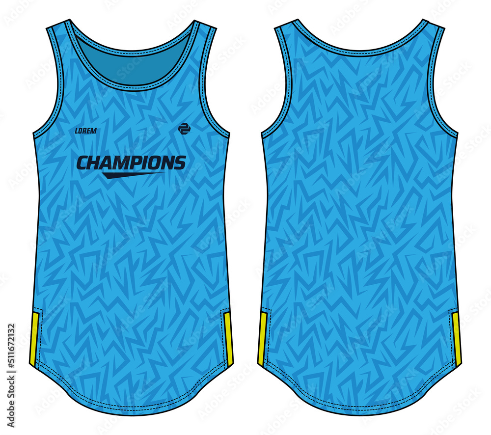 Basketball Jersey Tank Top Sport Illustration Stock Illustration