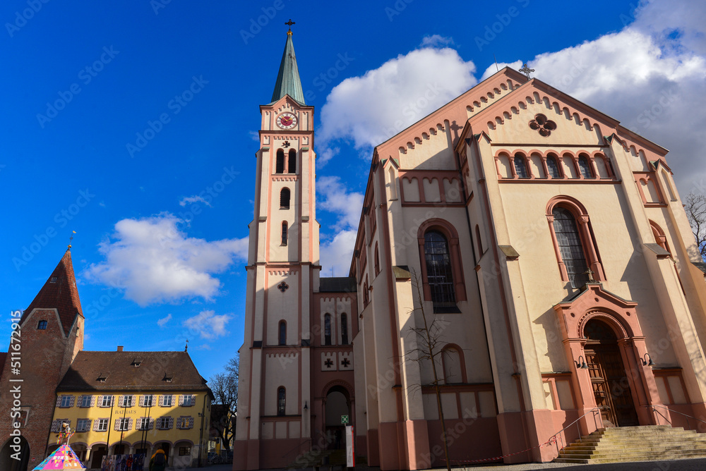 Stadtpfarrkirche Mariä Himmelfahrt in Weißenhorn, Bayern