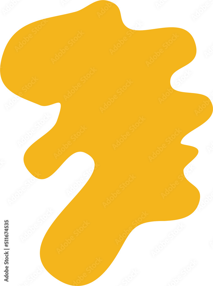 Irregular Freeform aesthetic abstract Handdraw Organic Shape