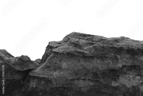 rock isolated on white background © moderngolf1984