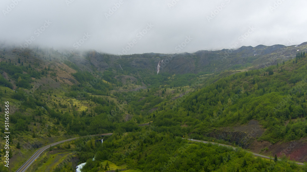 morning in the mountains