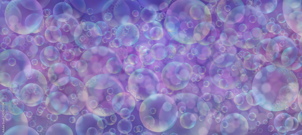 Lots and lots of bubbles in lilac background banner - wide multi layered and multicoloured bubbles in many sizes giving a lilac purple overall effect
Lots and lots of bubbles in lilac background banner - wide multi layered and multicoloured bubbles in many sizes giving a lilac purple overall effect