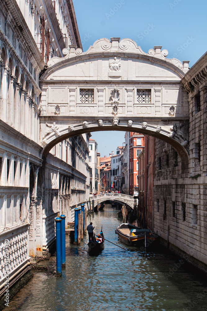 Bridge of Sighs, Grand Canal of Venice, Italy