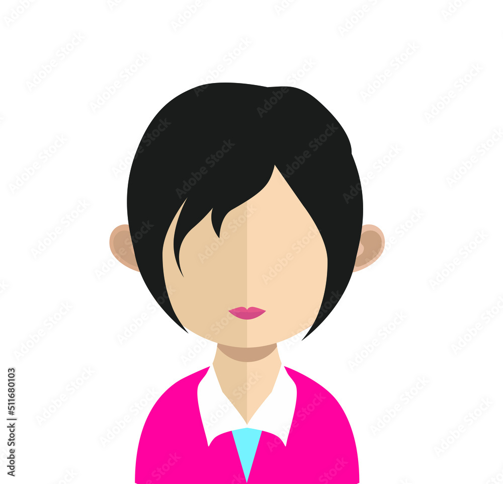 Abstract Girl Avtar Character.In fiction, a character is a person or other being in a narrative vector illustration. many uses for advertising, book page, paintings, printing, mobile wallpaper, mobile Abstract Girl Avtar Character.In fiction, a character is a person or other being in a narrative vector illustration. many uses for advertising, book page, paintings, printing, mobile wallpaper, mobile