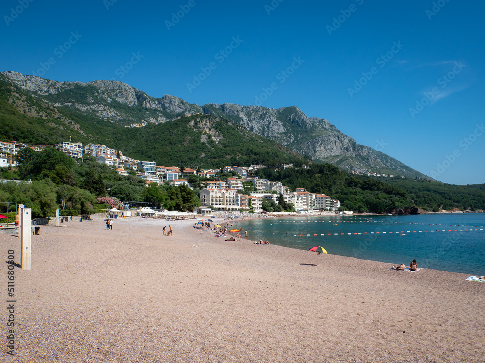 Sveti Stefan beach Montenegro