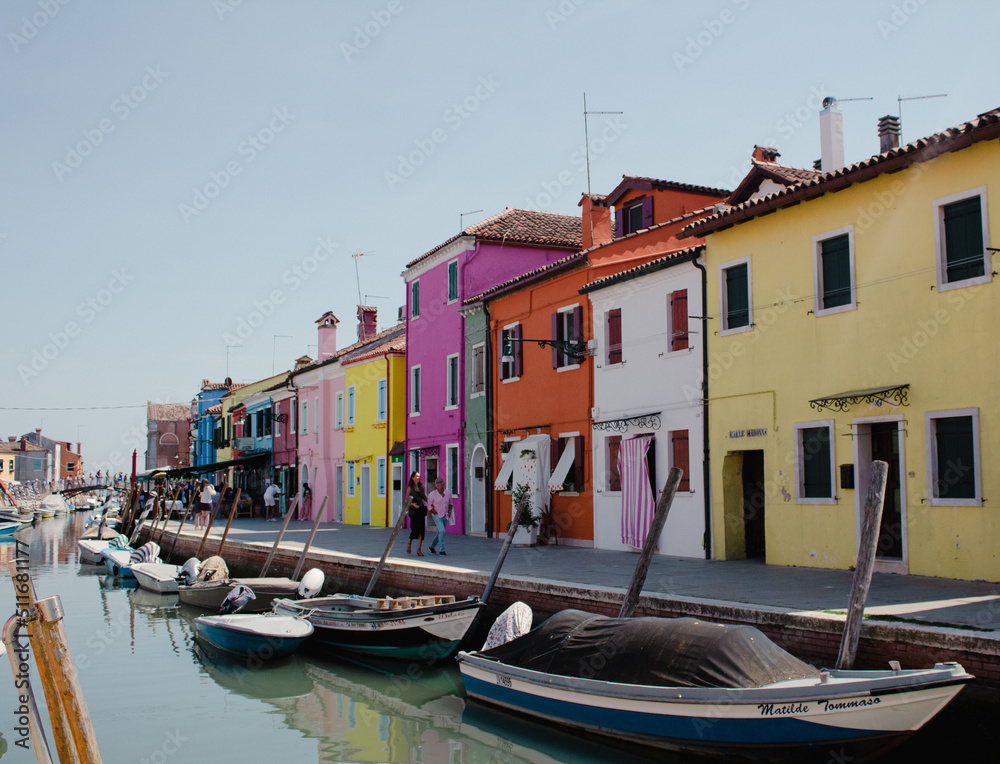 Burano, Island in Venice, Italy