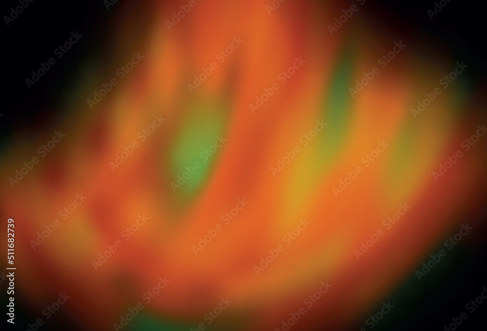 Naklejka premium Dark Green, Yellow vector modern elegant background.