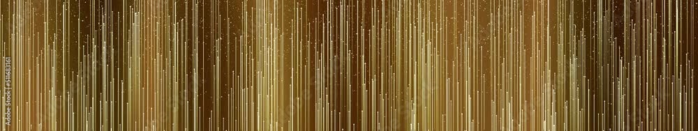 Golden awards wall stage wide screen. Video background for festivities and stage decoration