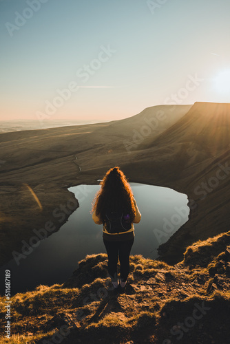 Llyn y Fan Fach at sunrise, Brecon Beacons.