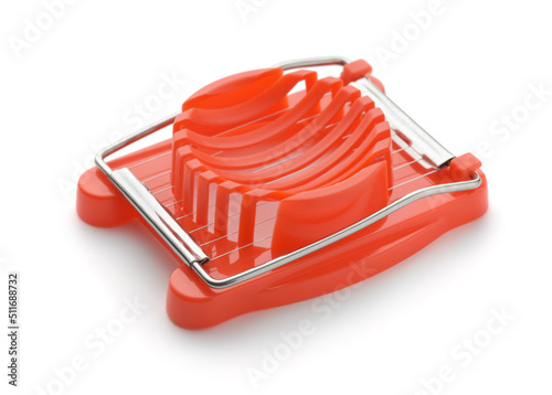 Red plastic wire egg slicer photo
