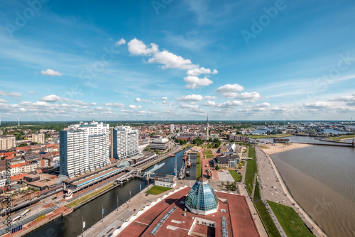 Blick von der Dachterrasse 