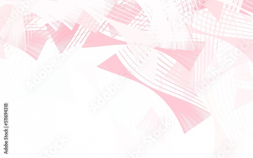 Light Red vector texture with abstract forms.