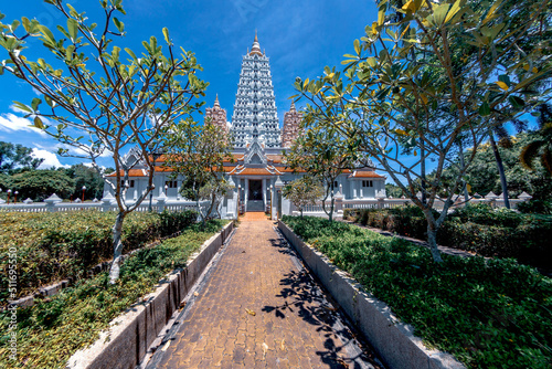 Wat Yansangwararam, temple near Pattaya, Thailand