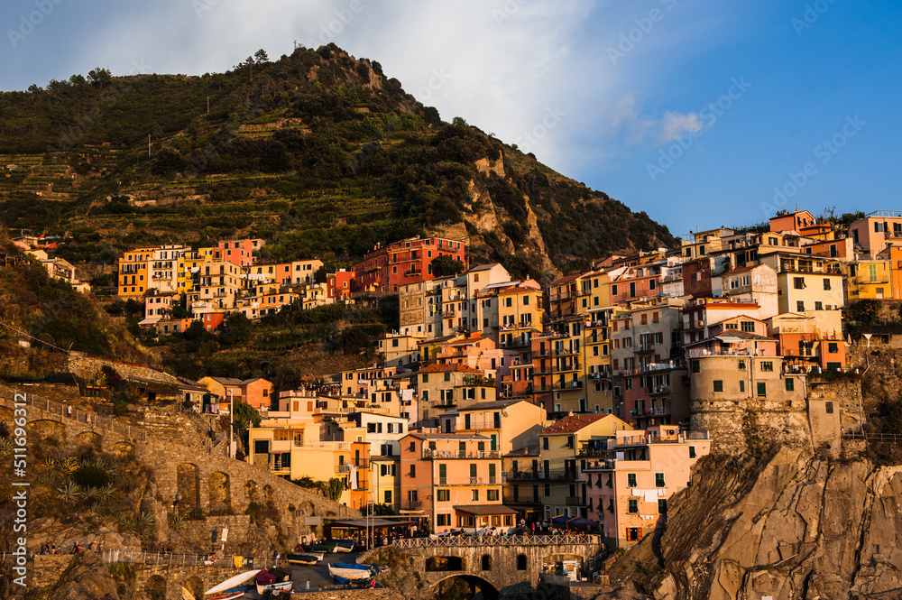 View of the Cinque Terre park, Italy