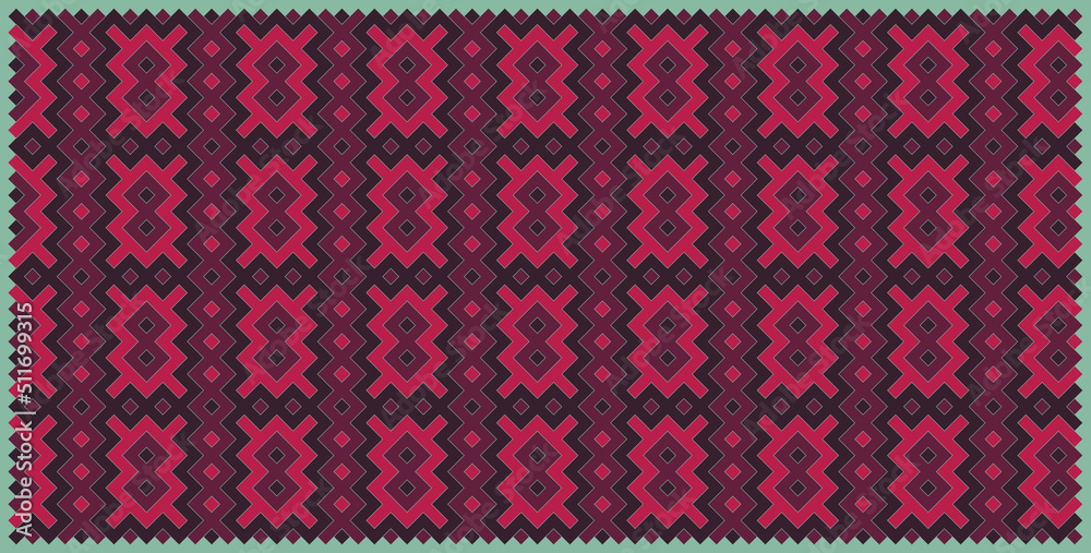 Multicolor truchet tiling connections illustration Multicolor truchet tiling connections illustration