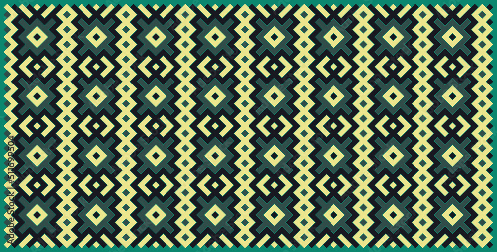 Multicolor truchet tiling connections illustration Multicolor truchet tiling connections illustration