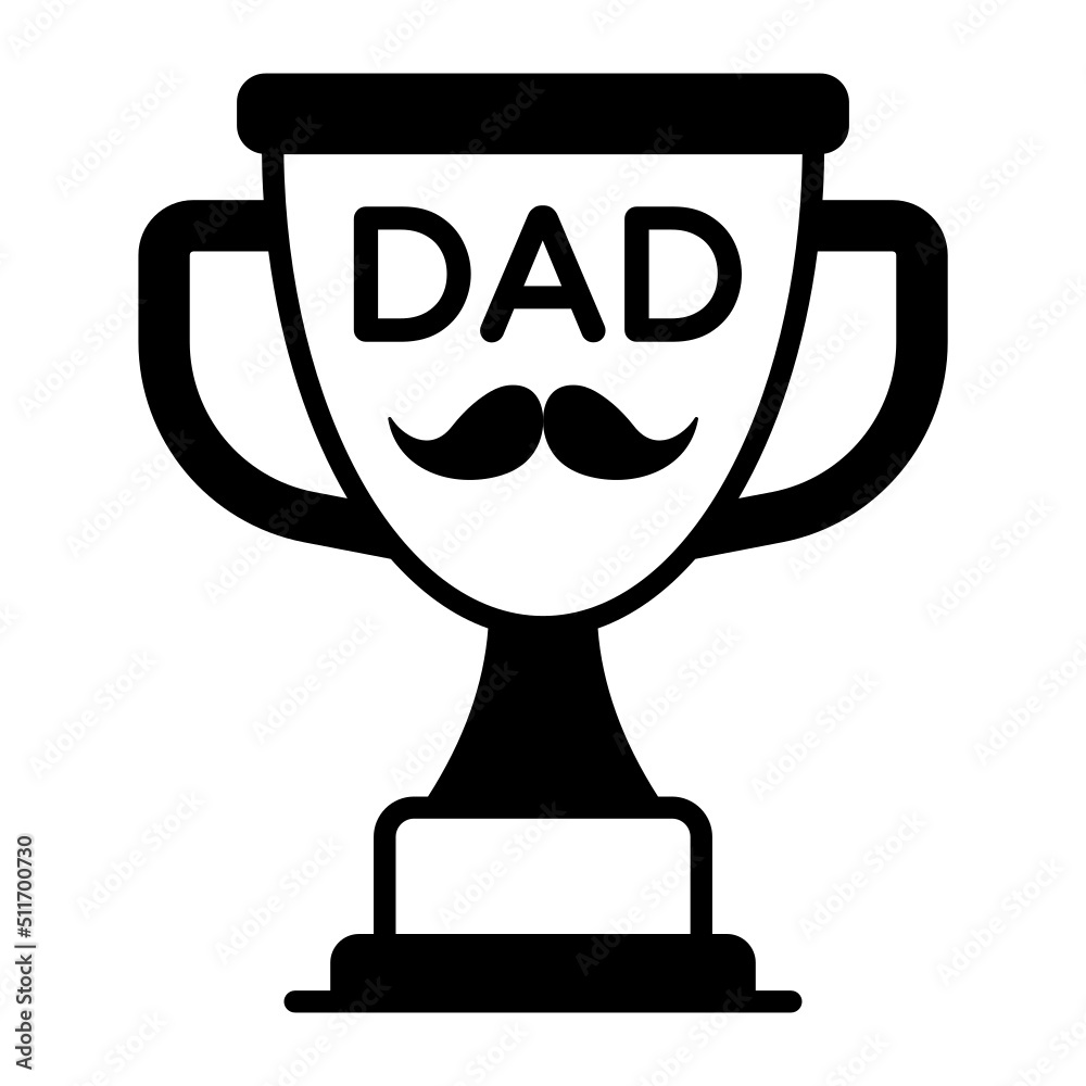Champion Daddy Vector Icon Design, Happy Fathers Day Symbol, Dads Gift Elements Sign, Parents Day Stock illustration, Award for Big Dad Concept Champion Daddy Vector Icon Design, Happy Fathers Day Symbol, Dads Gift Elements Sign, Parents Day Stock illustration, Award for Big Dad Concept