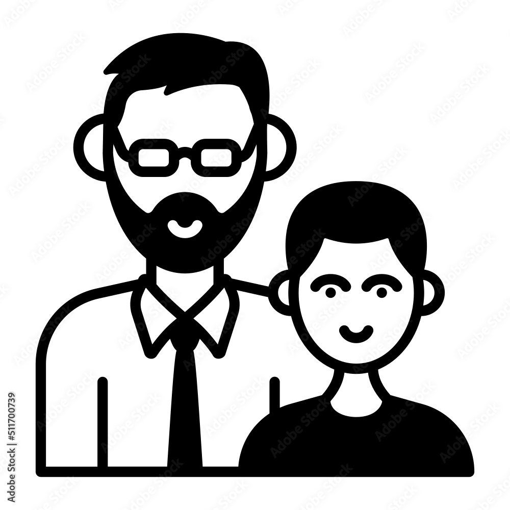 Step Dad and Son in law Picture Concept, Single Father Photo Frame Vector Icon Design, Happy Fathers Day Symbol, Dads Gift Elements Sign, Parents Day Stock illustration Step Dad and Son in law Picture Concept, Single Father Photo Frame Vector Icon Design, Happy Fathers Day Symbol, Dads Gift Elements Sign, Parents Day Stock illustration