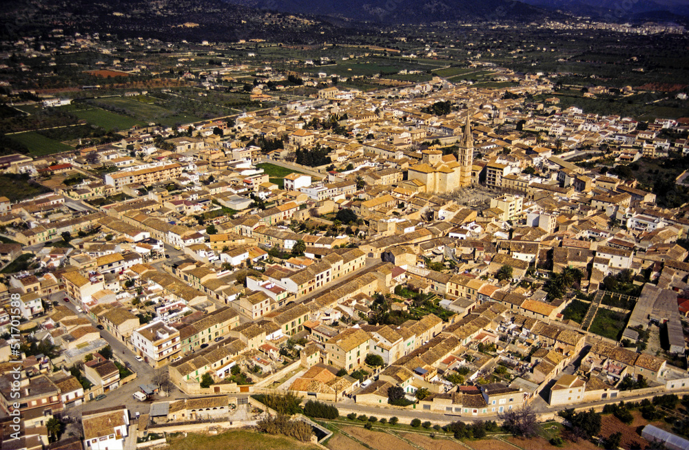 Fototapeta premium Binissalem. Mallorca. Comarca de Raiguer.Baleares.España.