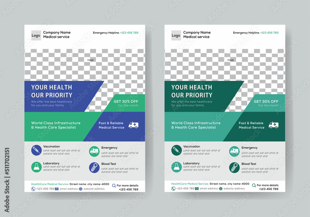 Obraz premium Flyer Mockup