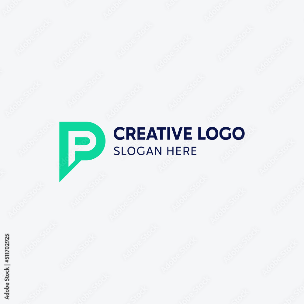 LETTER LOGO P LETTER LOGO P