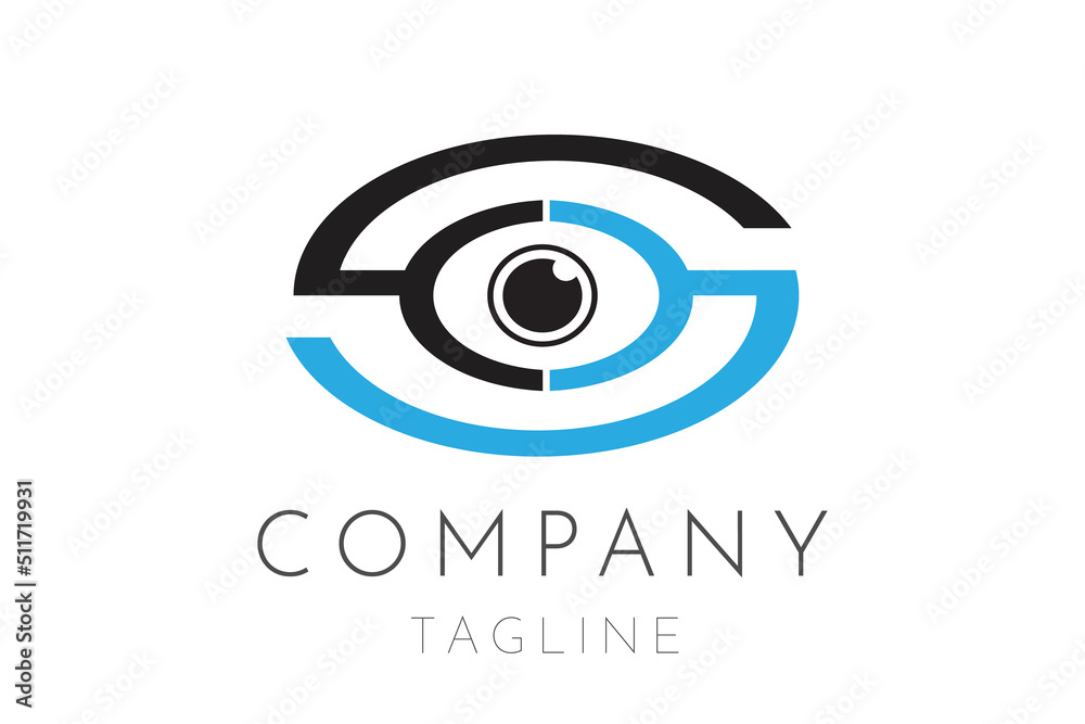 Eye Center Logo Template Design Vector. Eye Vision Logo Design Icon Symbol,  Eyes care logo design template vector eps 10